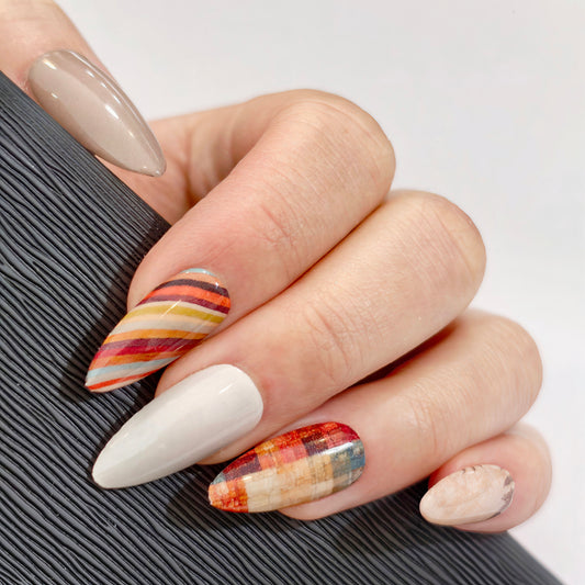 Autumn Plaid | Press-on Nails