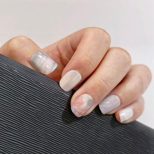 Dreamy Pastel Marble | Press-on Nails